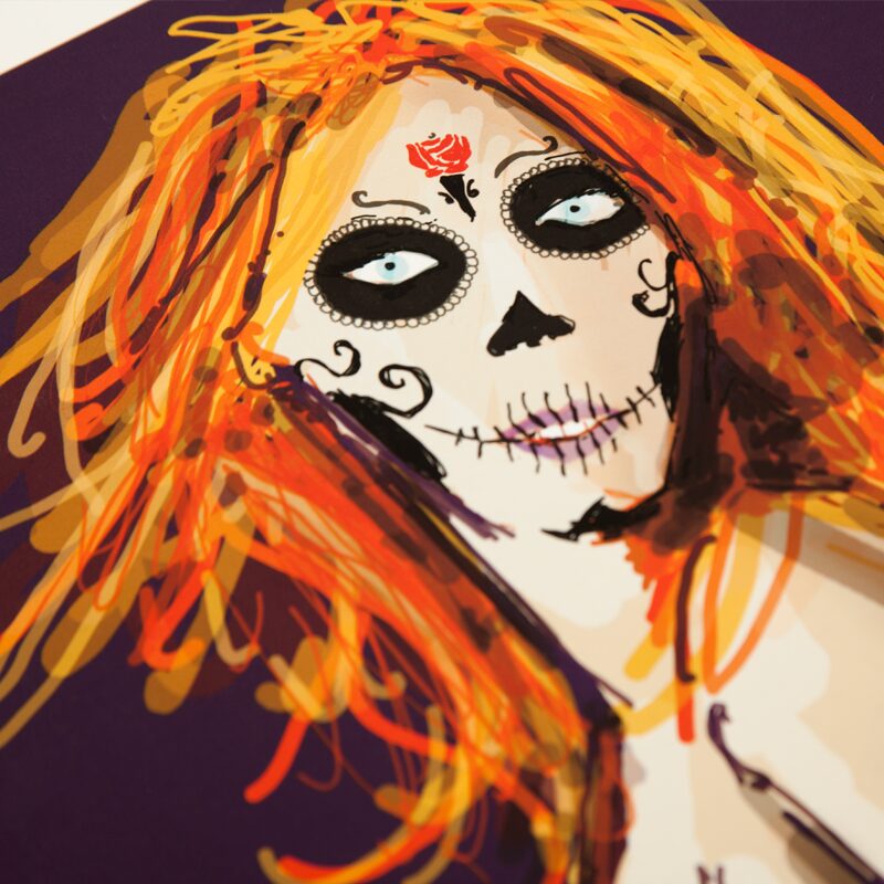 Dia De Muertos Ginger hair - Image 2