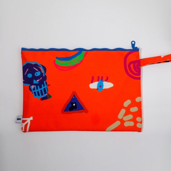 Motif Carry-All Pouch - Tangerine
