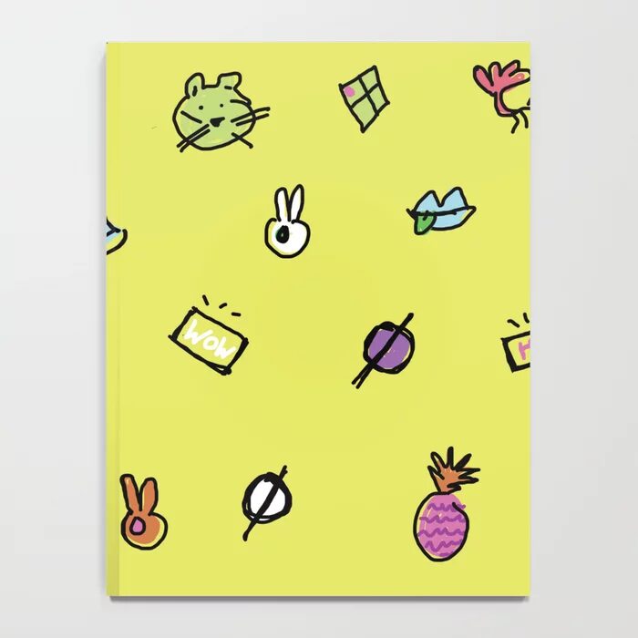 WOW Lime - Soft Cover Notebook