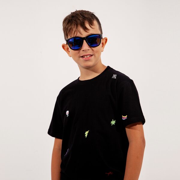 Scattered Black Kids' T-shirt