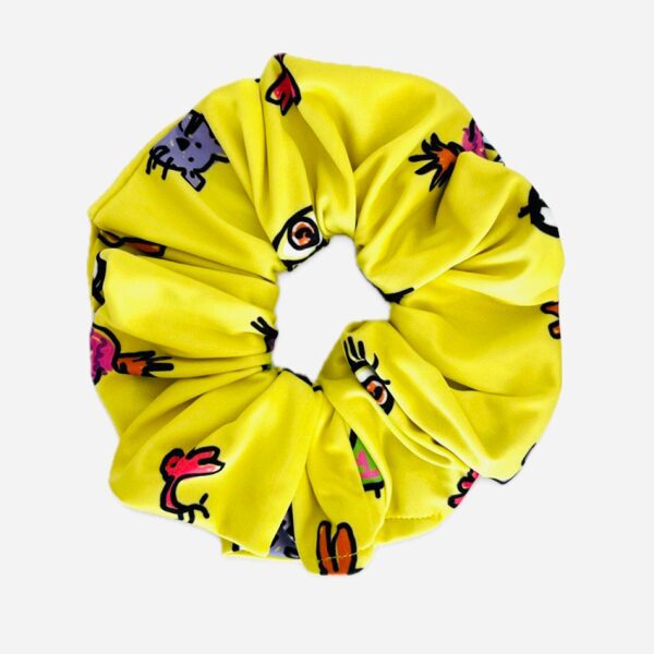Wow Lime Scrunchie Large