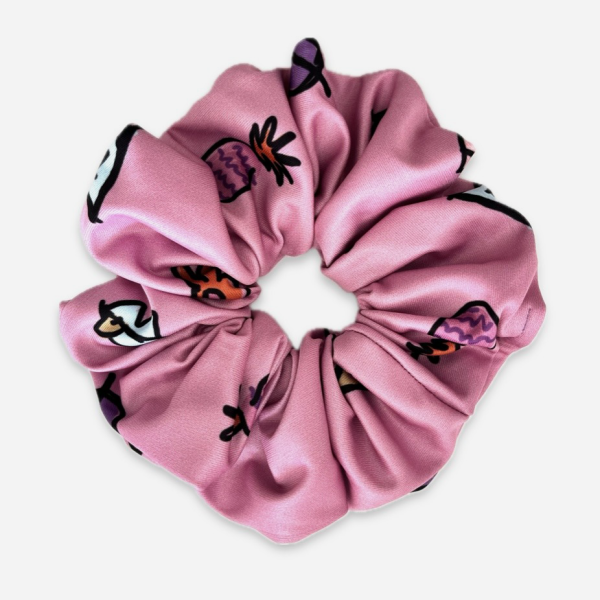 Wow Pink Scrunchie Large