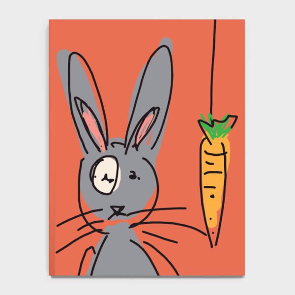 Carrot? Notebook - Salmon